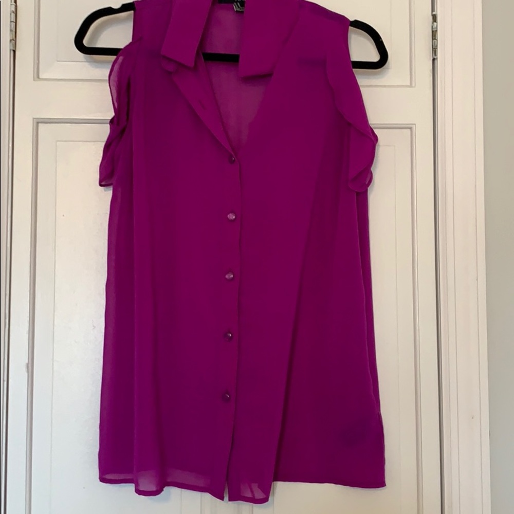 Forever 21 cold shoulder blouse size m